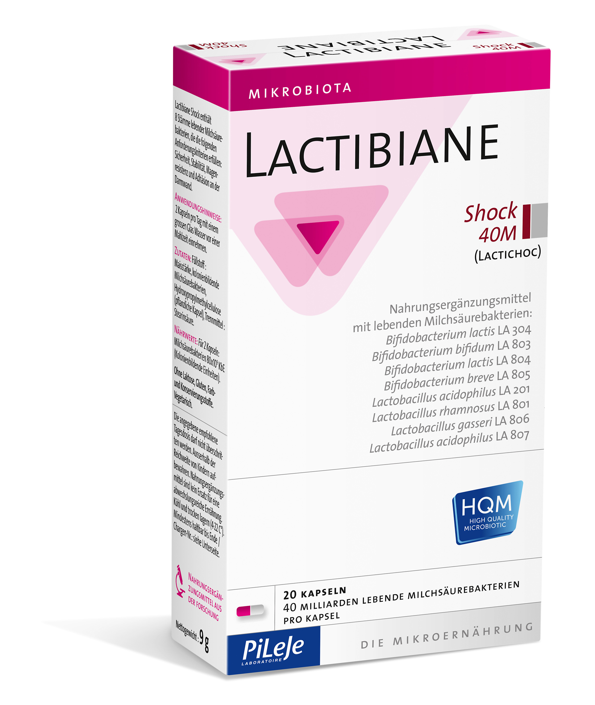 Lactibiane Shock 40M gél 20 pce