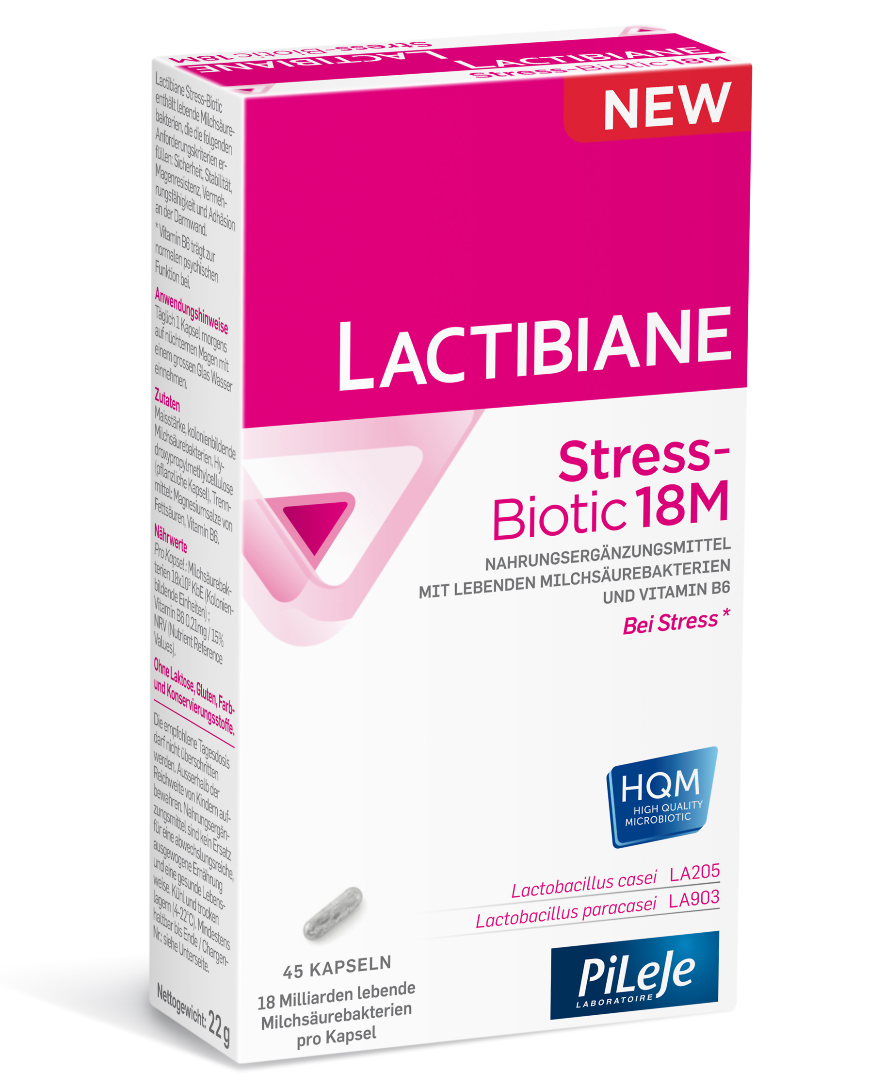 Image of Lactibiane Stress-Biotic 18M Kaps 45 Stk