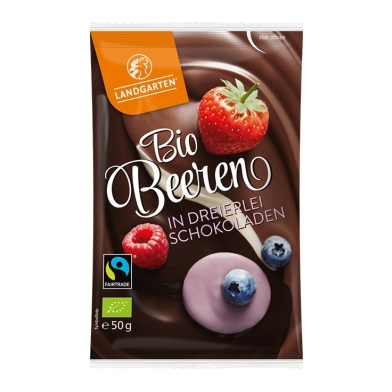 Image of Landgarten Schoko-Beeren-Mix Bio Fairtrade 50 g
