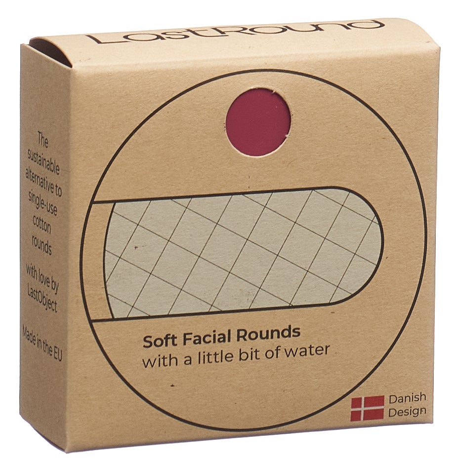 Image of LastRound Wiederverwendbare Wattepads rot
