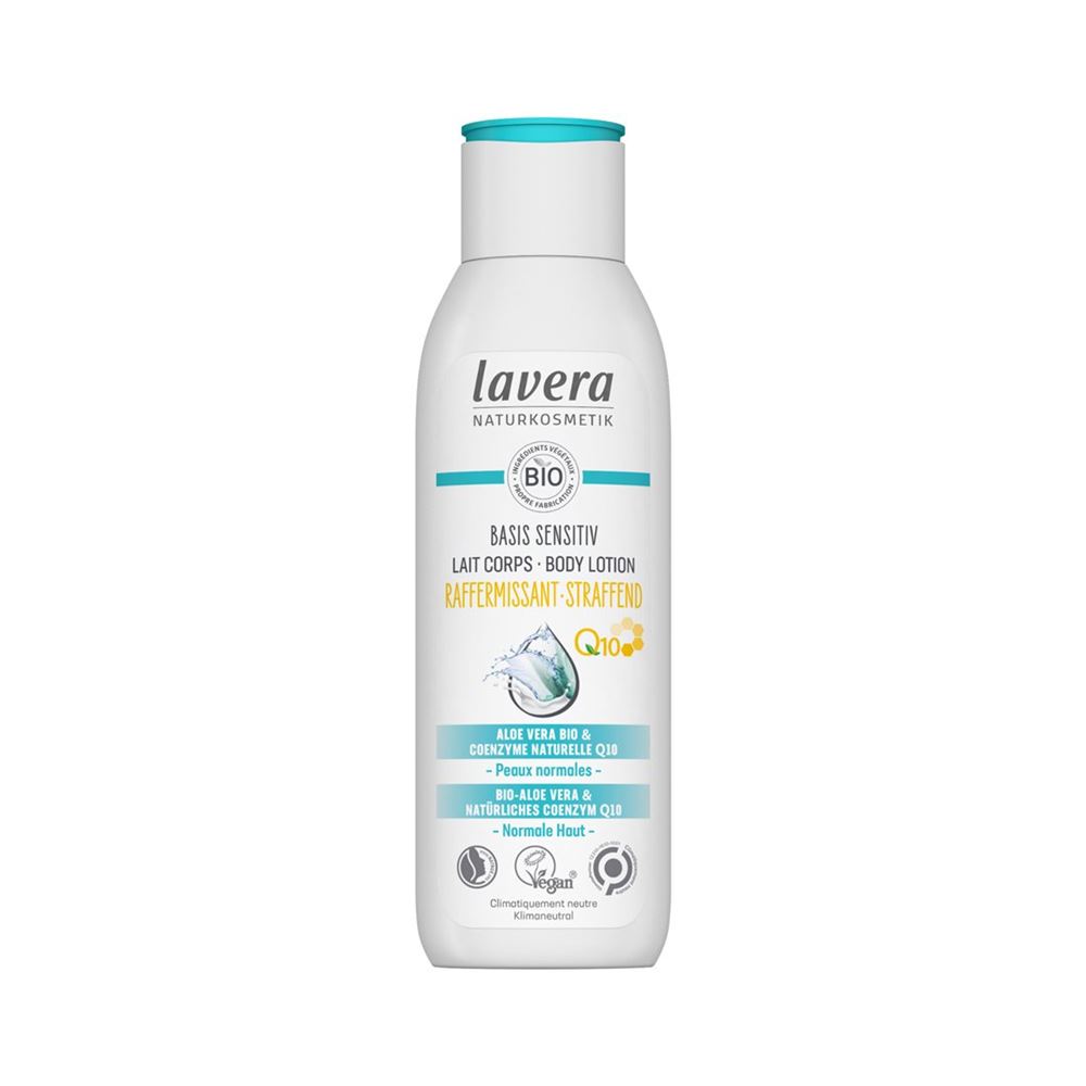 Lavera Basis Sensitiv lotion corps raffermissant Q10 aloe fl 250 ml