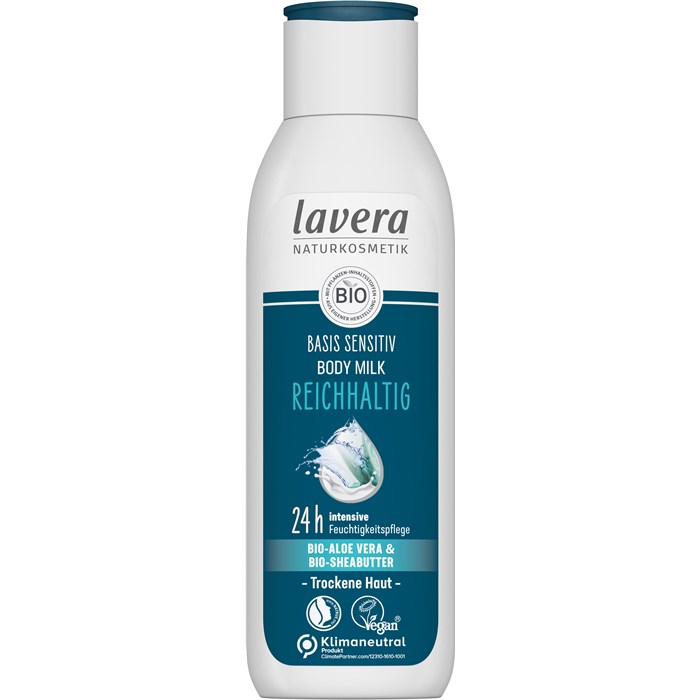 Image of Lavera Basis Sensitiv Bodymilk reichhaltig Aloe-Vera & Shea Fl 250 ml
