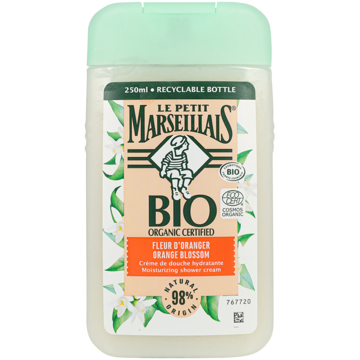 Le petit Marseillais douche crème BIO fleur d'oranger fl 250 ml