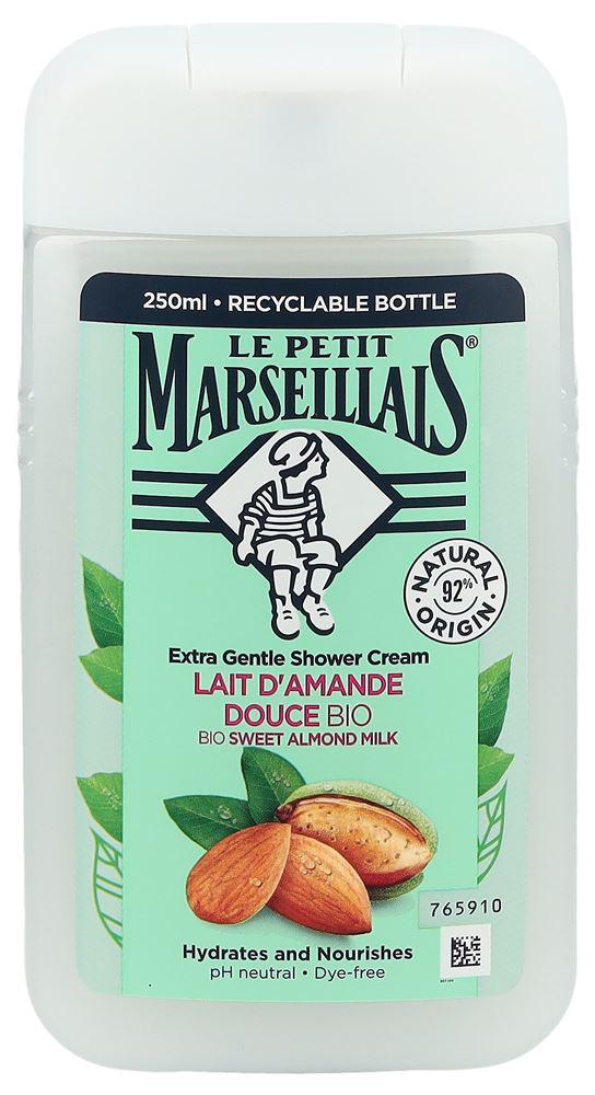 Le petit Marseillais douche crème amandes fl 250 ml