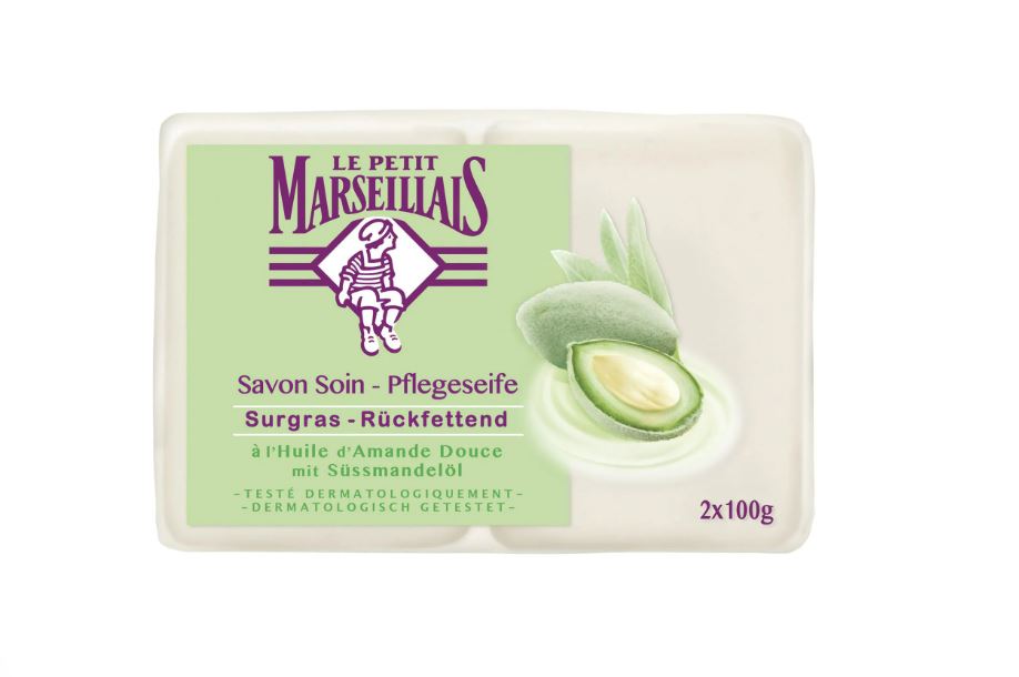 Le Petit Marseillais savon amande douce 2 x 100 g