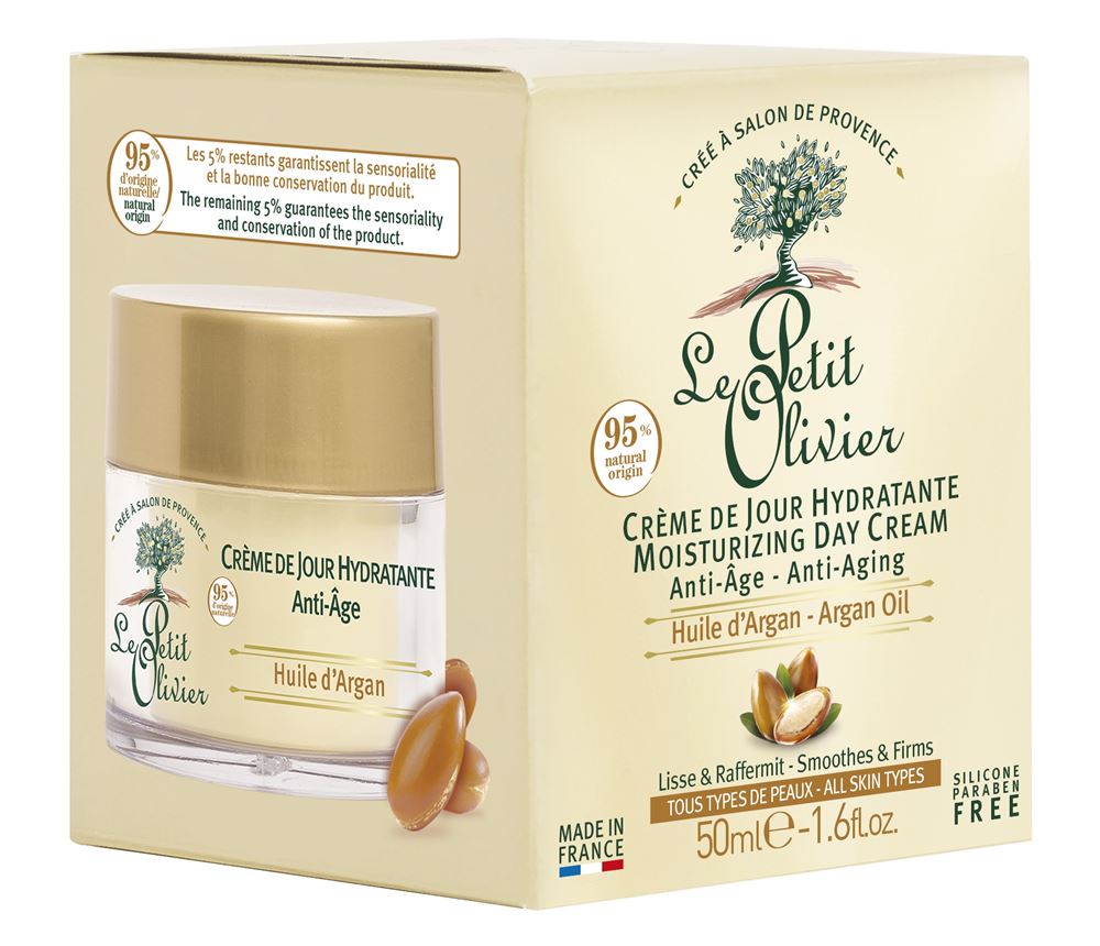 Le Petit Olivier Anti-Aging Feuchtigkeitsspendende Tagescreme Arganöl Tb 50 ml