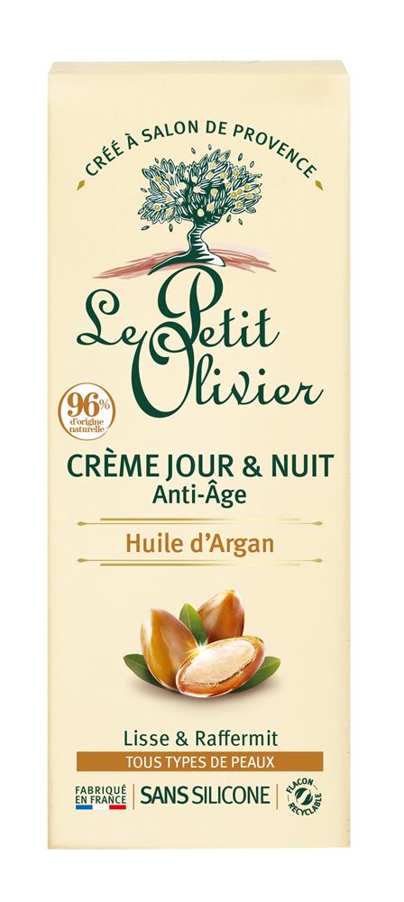 Image of Le Petit Olivier Anti-Aging Tag- und Nachtcreme Arganöl (re) 50 ml