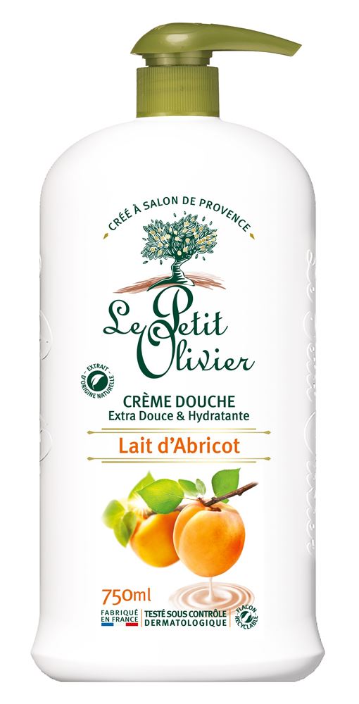 Le Petit Olivier crema doccia al latte di albicocca ipoallergenico fl 750 ml