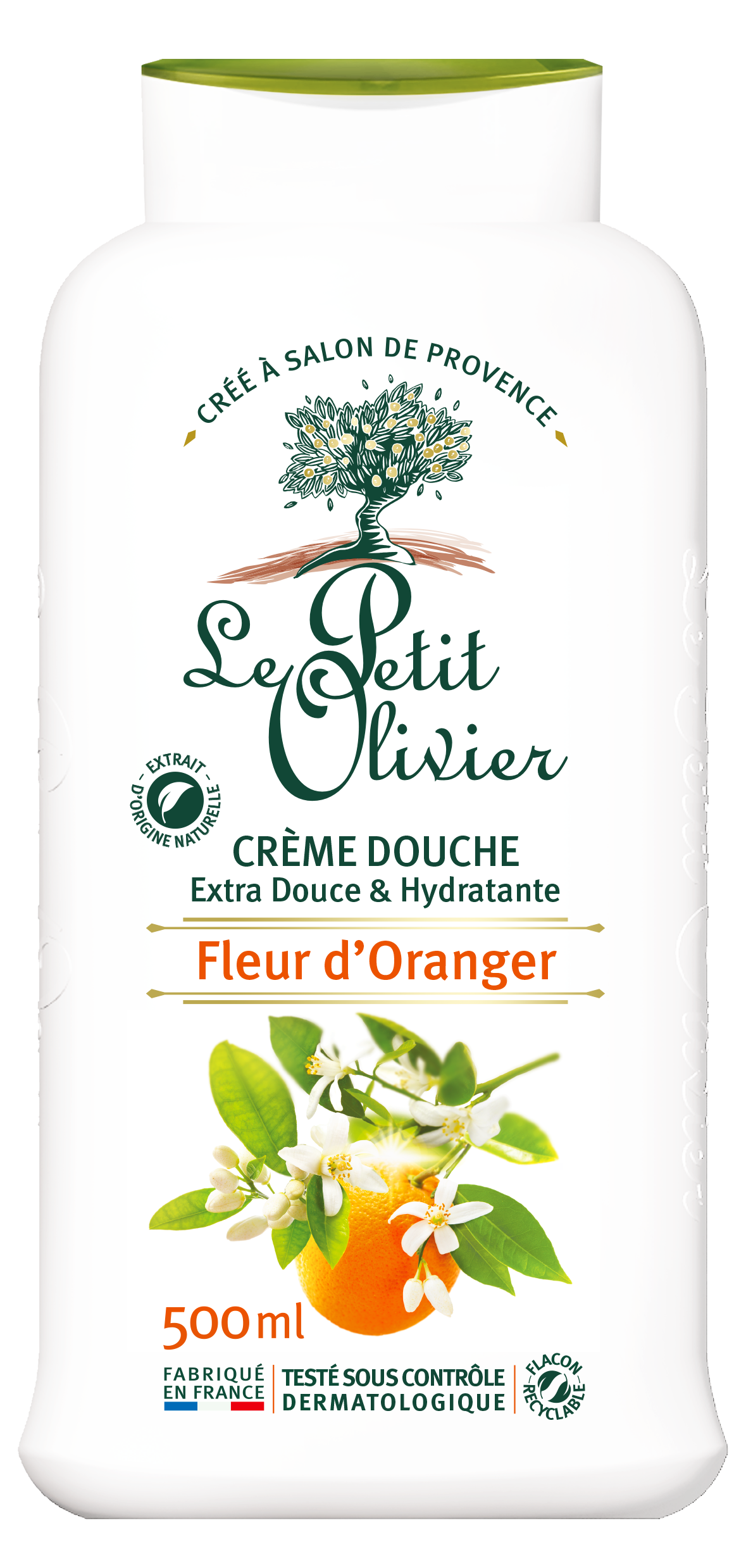 Le Petit Olivier Duschcreme extra douce fleur d'oranger 500 ml