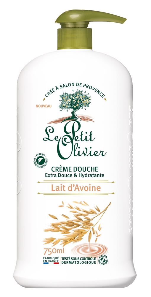 Image of Le Petit Olivier Duschcreme Extra Sanft & Feuchtigkeitsspendend Hafermilch Fl 750 ml