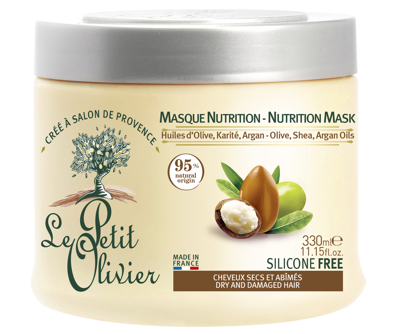 Le Petit Olivier Haarmaske trockene Haare 330 ml