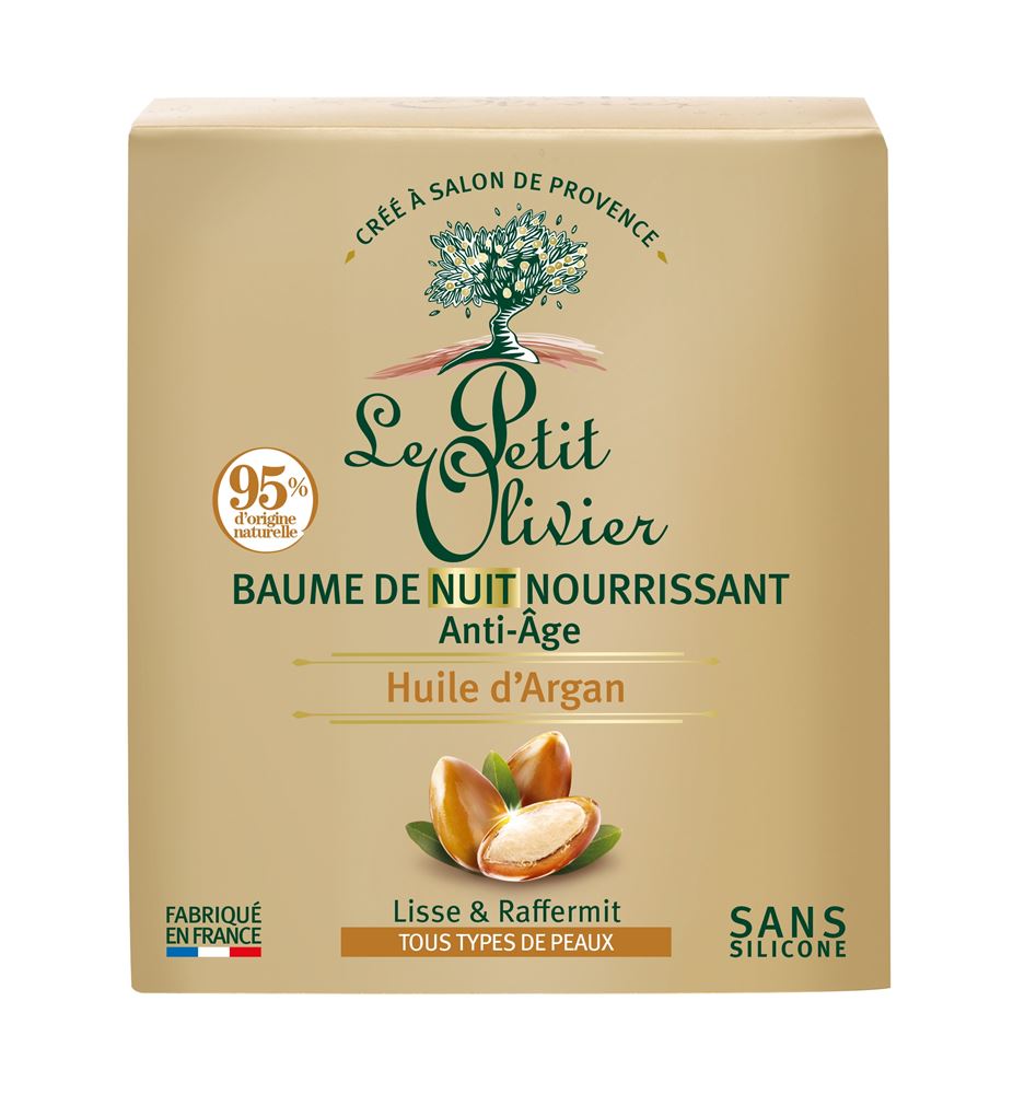 Le Petit Olivier baume de nuit l’huile d’argan (re) 50 ml