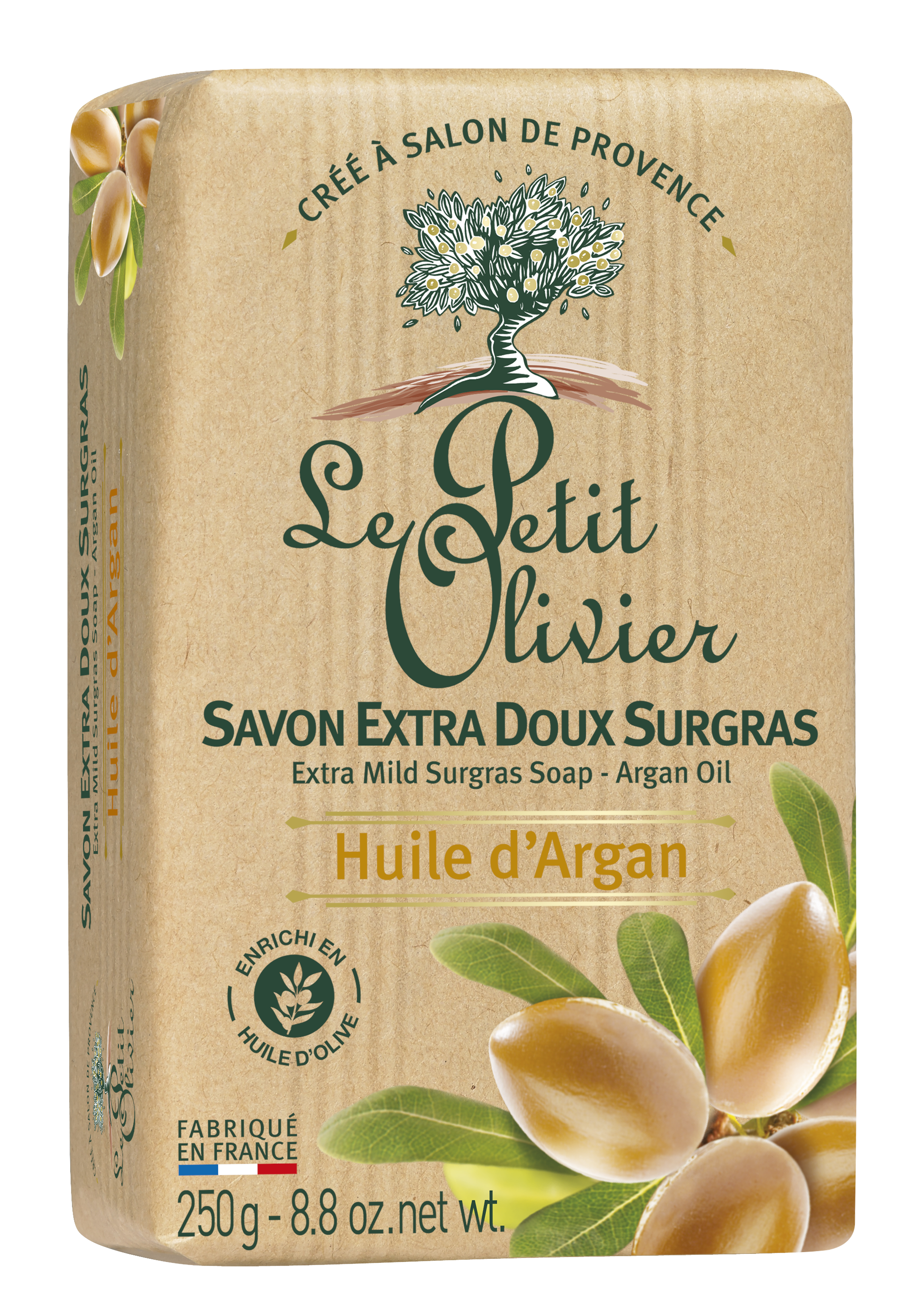 Image of Le Petit Olivier savon surgras argan 250 g