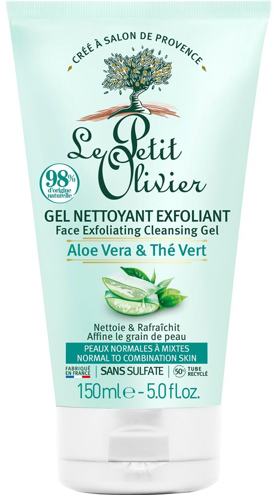 Image of Le Petit Olivier Waschpeeling Aloe Vera & Grüntee Tb 150 ml