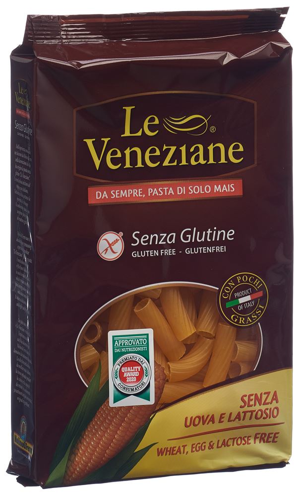 Le Veneziane pasta Rigatoni di mais senza glutine 250 g