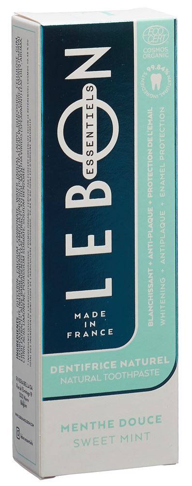 Image of Lebon Essentiels Zahnpasta mild Minze Bio Tb 80 ml