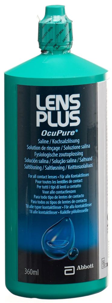 Image of Lens Plus OcuPure Kochsalzlösung Fl 360 ml