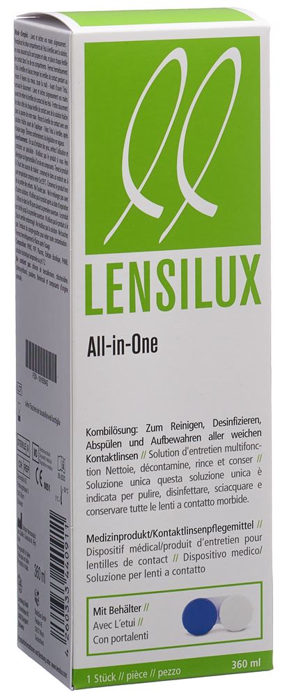 Lensilux All-in-One solution combinée +conteneur fl 360 ml