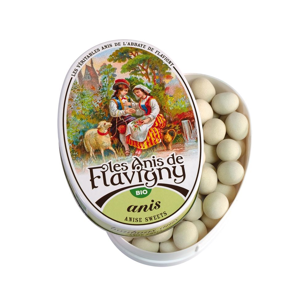 Les Anis de Flavigny caramelle all’anice bio scatola 50 g