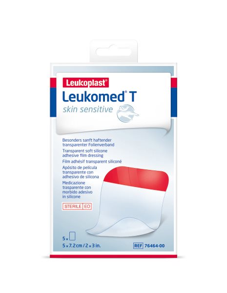 Image of Leukomed T skin sensitive 5x7.5cm 5 Stk