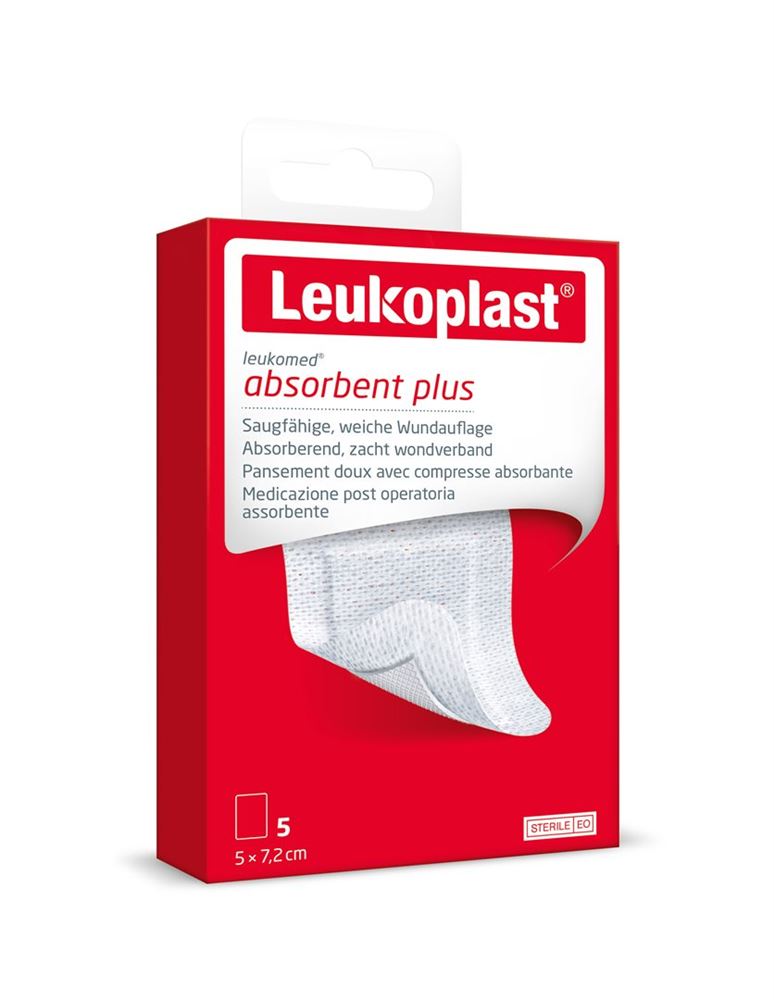 Leukoplast Leukomed 7.2x5cm stérile 5 pce
