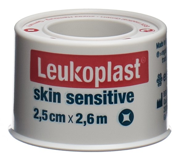 Image of Leukoplast skin sensitive Silikon 2.5cmx2.6m Rolle