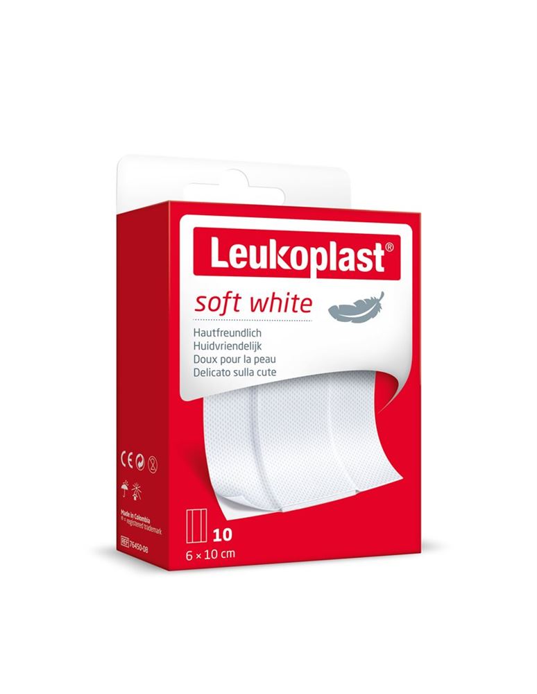 Image of Leukoplast soft white 6x10cm 10 Stk