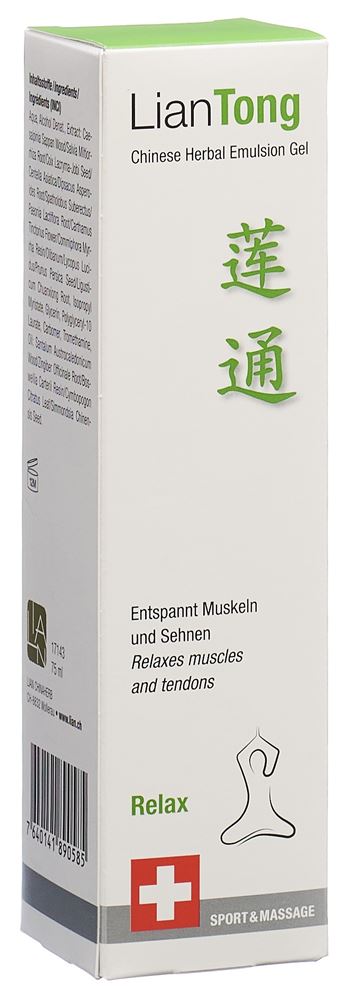 Image of LianTong Chinese Herbal Emulsion Gel Relax Disp 75 ml