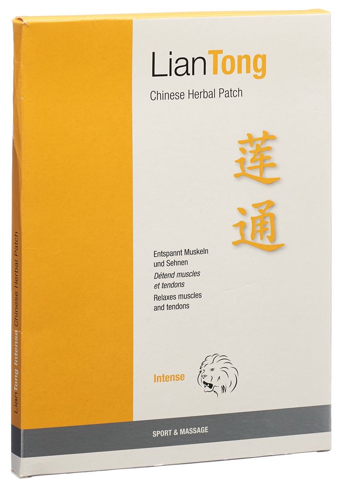 Image of LianTong Chinese Herbal Intense Patch 10x14cm 5 Stk