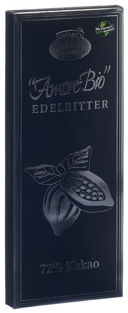 Image of Liebhart Schokolade Edelbitter Kakao 72% Bio 100 g