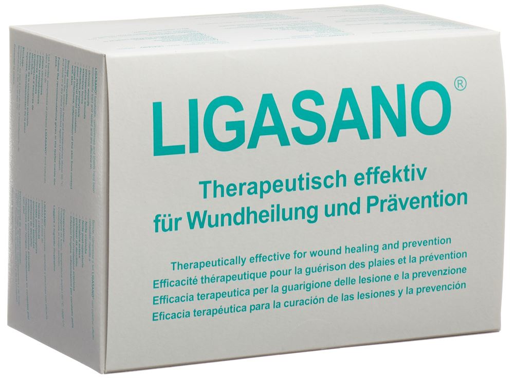 Image of Ligasano Schaumstoff Kompressen 10x10x1cm steril 10 Stk