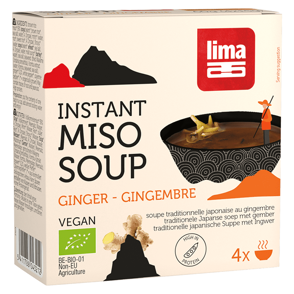 Image of Lima Miso Suppe Instant Ingwer 4 x 15 g