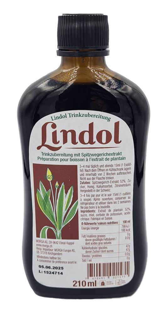 Lindol Spitzwegerich Fl 210 ml