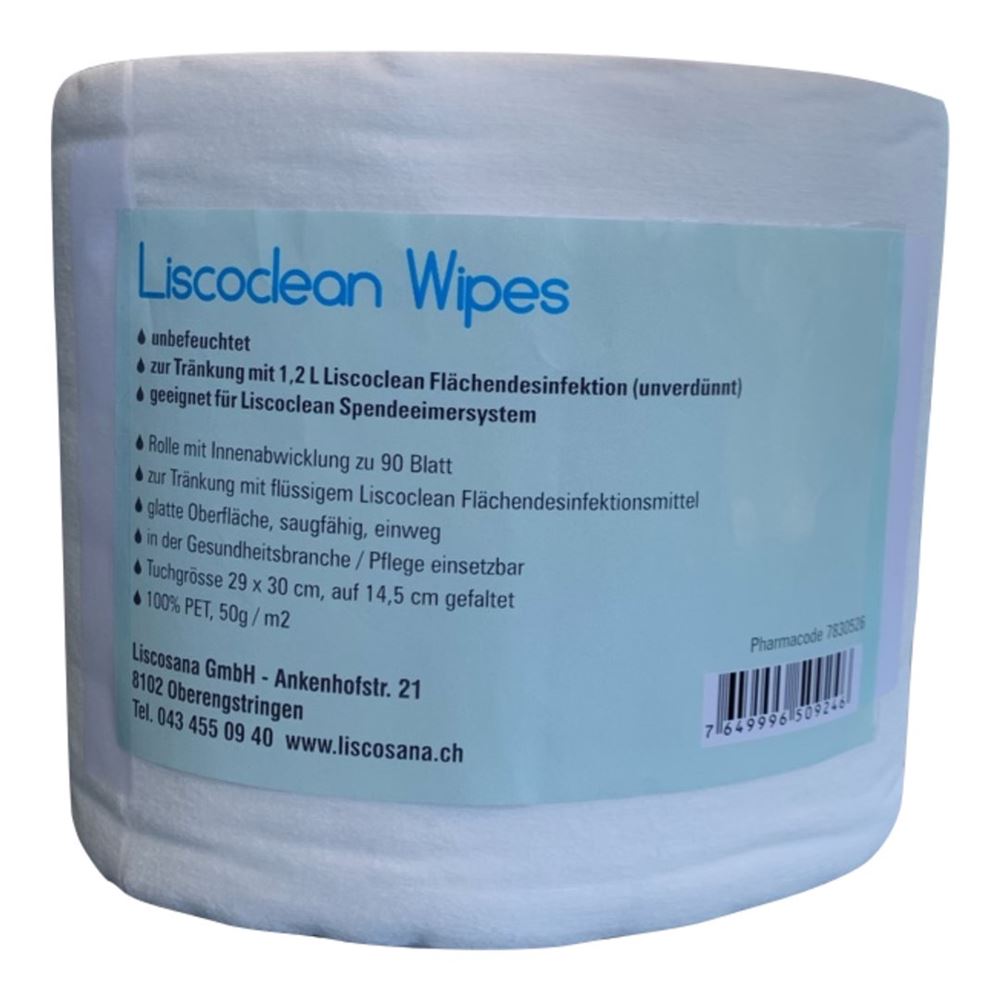 Image of Liscoclean Wipes unbefeuchtet gefaltet Blatt 90 Stk