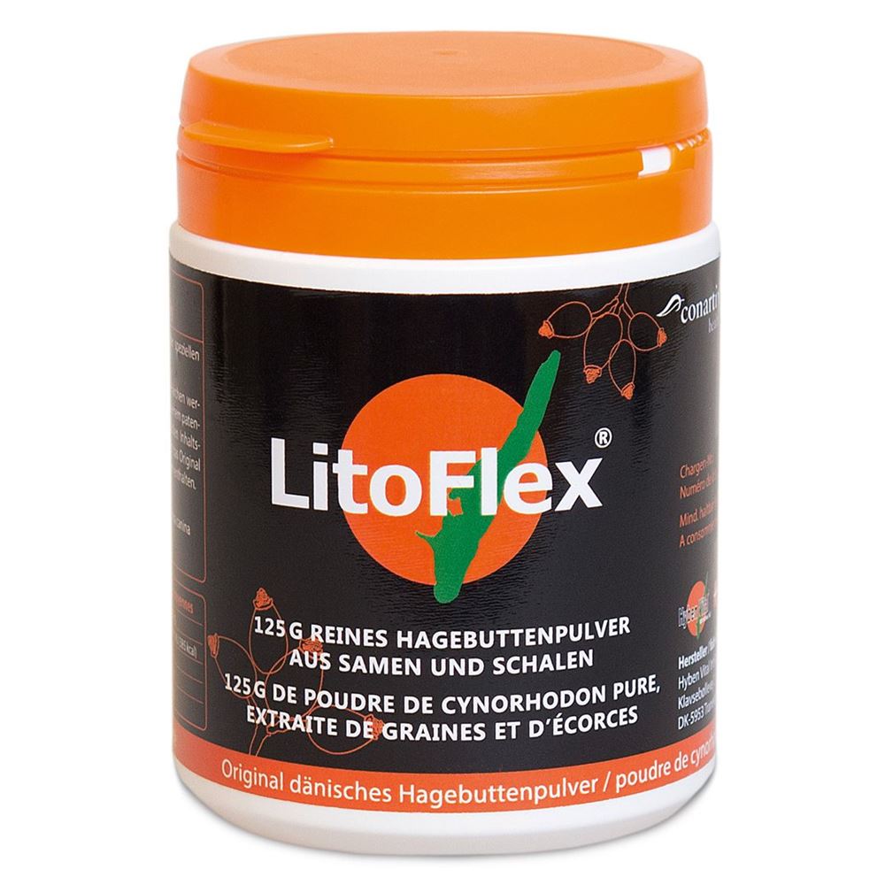 LitoFlex original dänisches Hagenbuttenpulver Ds 125 g