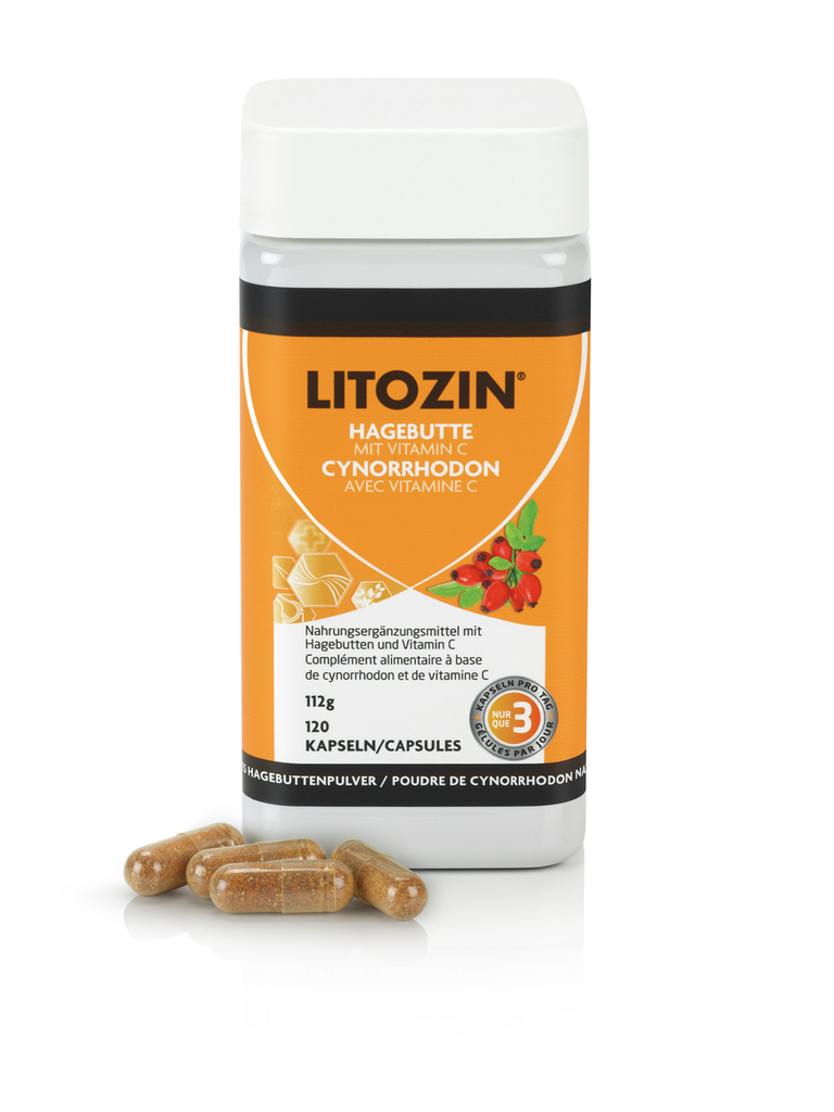 Litozin poudre de cynorrhodon caps 120 pce