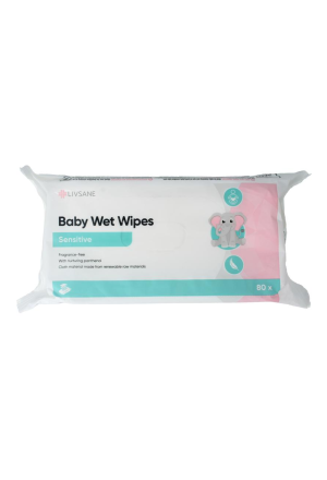 Livsane Baby-Feuchttücher Sensitiv 80 Stk