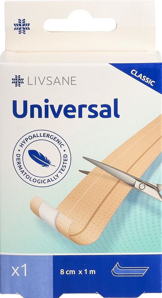 Livsane Classic Universal Pflaster 8cmx1m