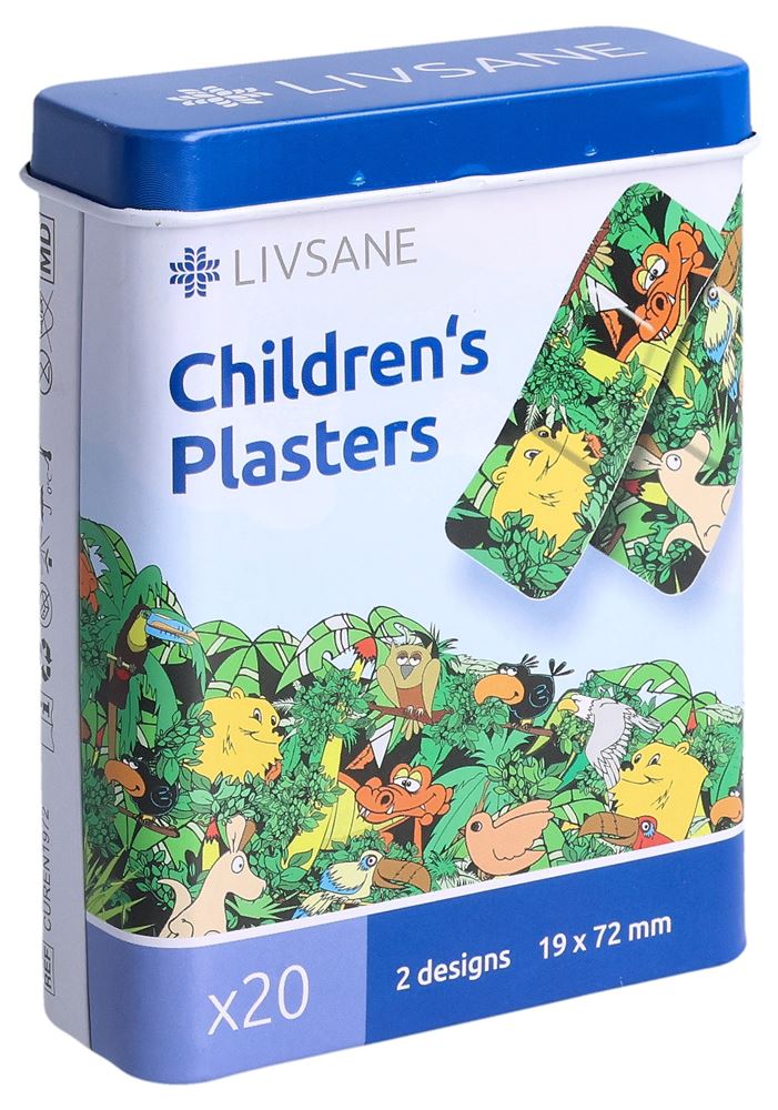 Livsane pansements pour enfants Jungle Animals bte 20 pce