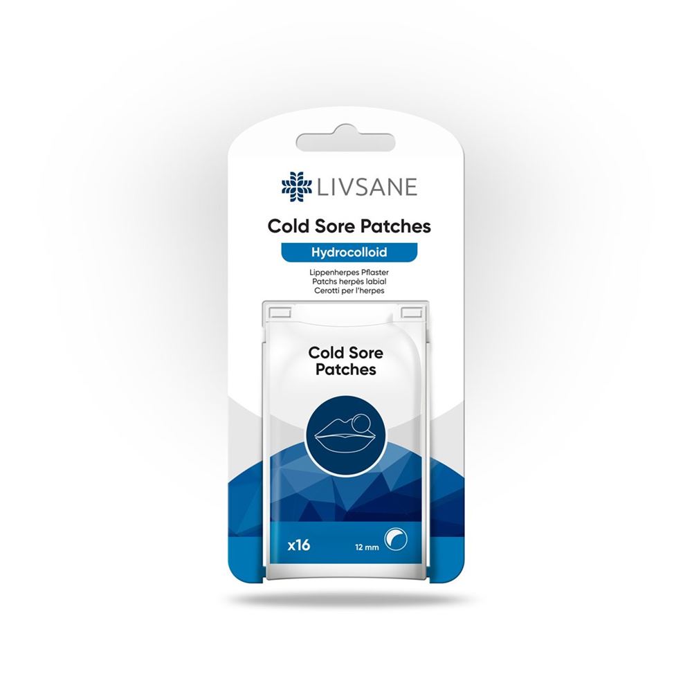 Livsane patchs pour bouton de fièvre 16 pce