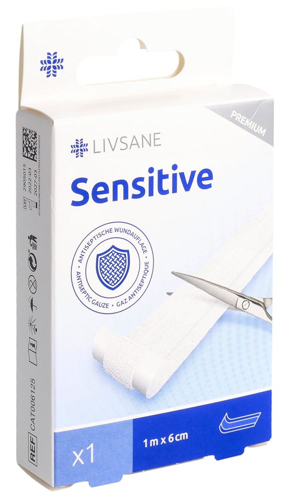 Image of Livsane Premium Sensitive Pflaster 1mx6cm