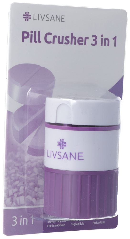 Livsane broyeur de pilule 3 en 1
