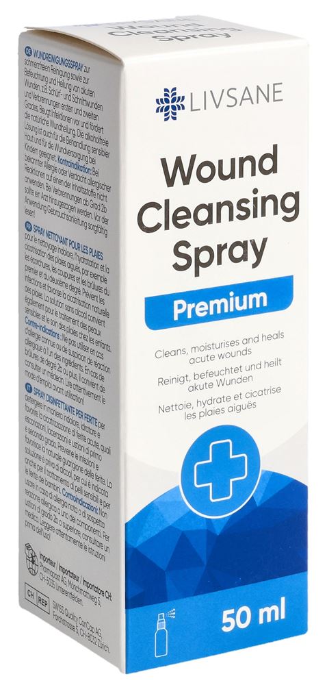 Livsane spray nettoyant pour plaies 50 ml