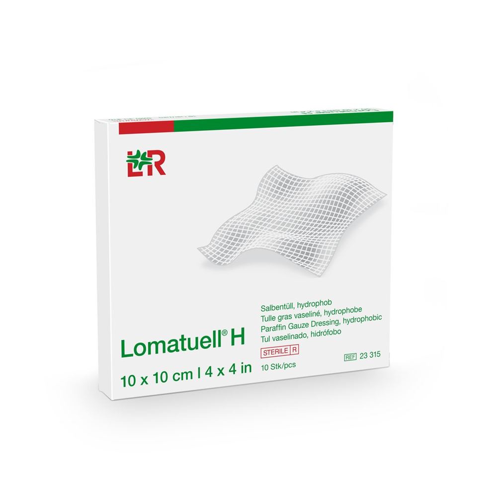 Image of Lomatuell H Salbentüll 10x10cm steril 10 Stk