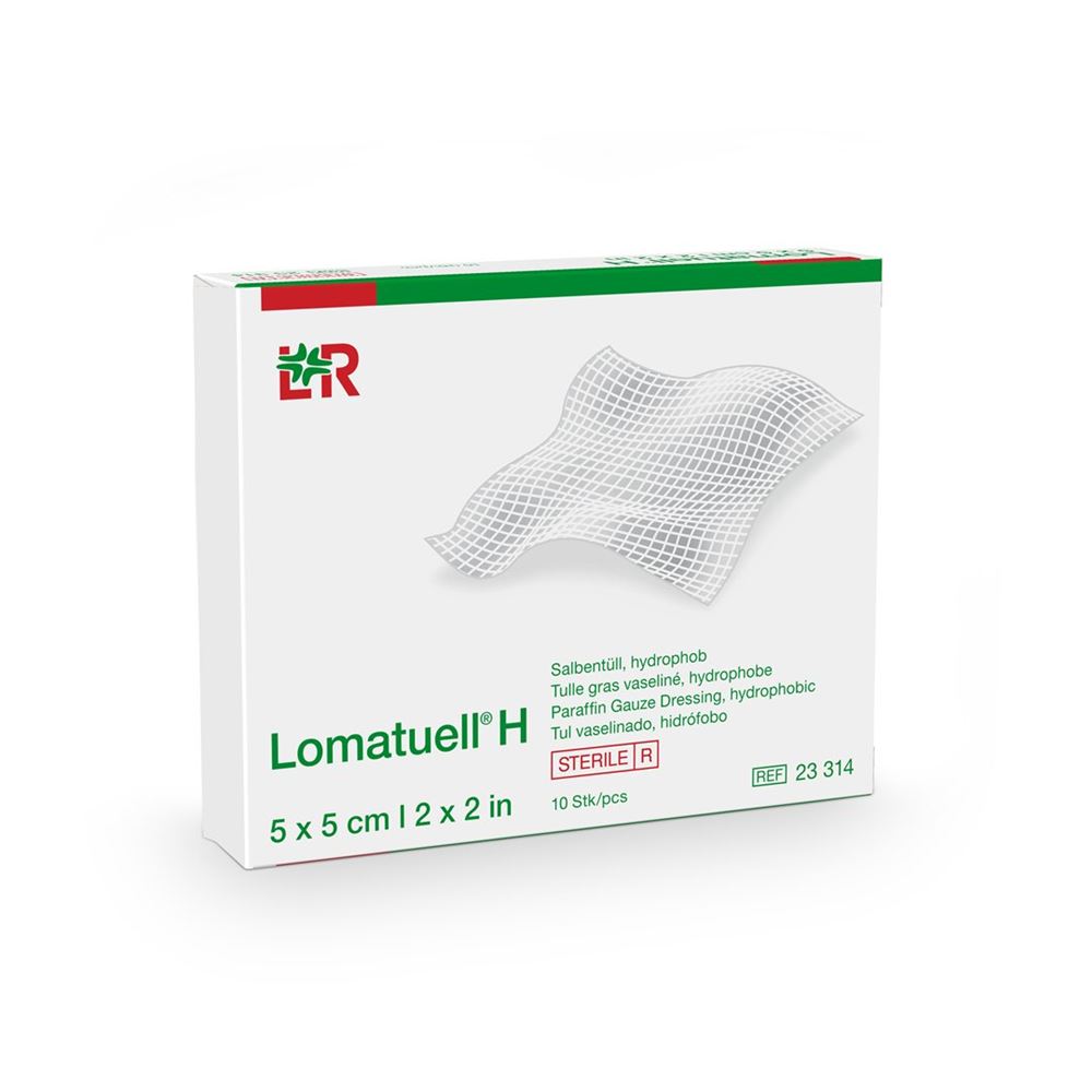 Image of Lomatuell H Salbentüll 5x5cm steril 10 Stk