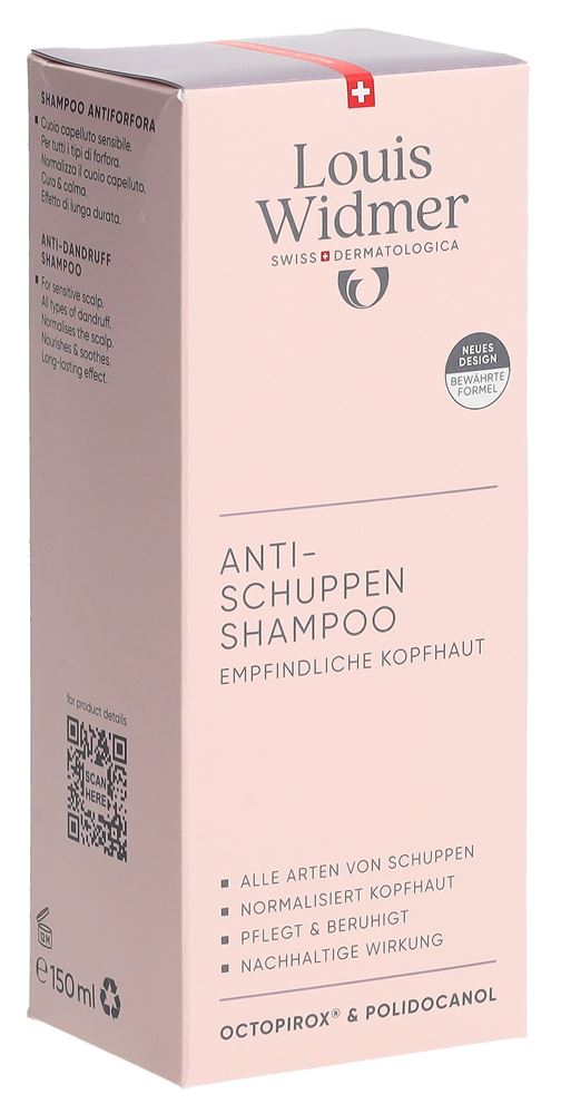 Louis Widmer Anti-Schuppen Shampoo parfumiert 150 ml