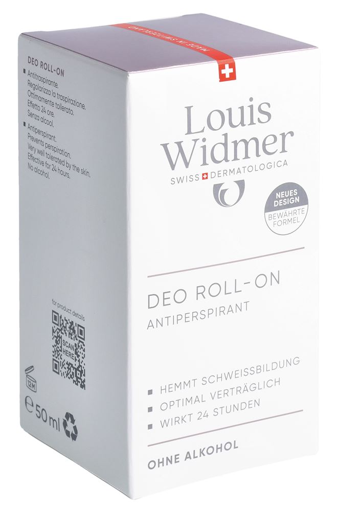 Louis Widmer Deo Roll-on leicht parfümiert (50ml)