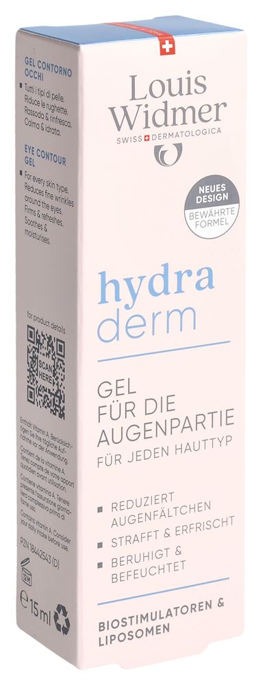 Louis Widmer Hydraderm Gel für die Augenpartie parfumiert 15 ml
