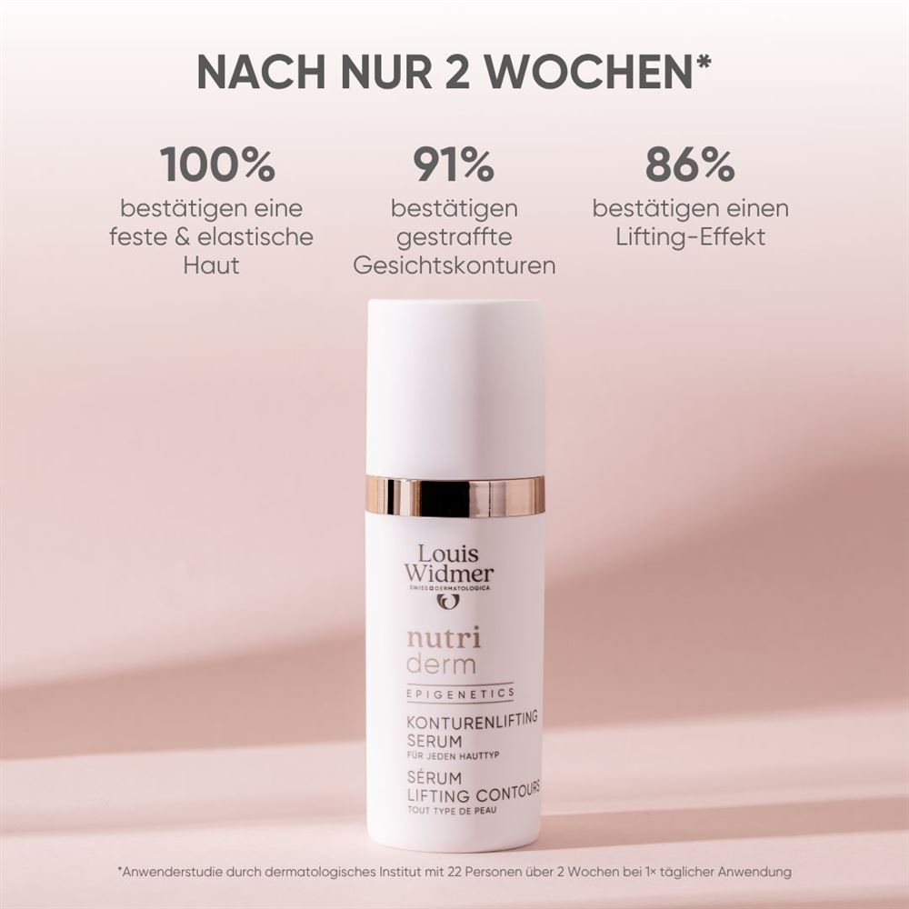 Louis Widmer Nutriderm Epigenetik Konturenlifitung Serum ohne Parfum Fl 30 ml