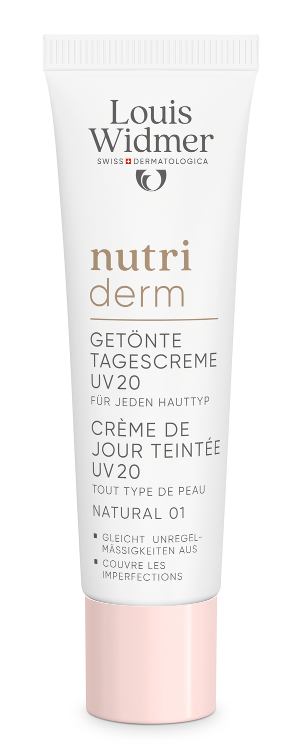 Louis Widmer Nutriderm getönte Tagescreme Uv20 natural 01 ohne Parfum 30 ml